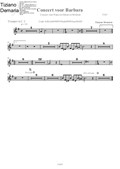 Concert voor Barbara - Trumpet in C II Part